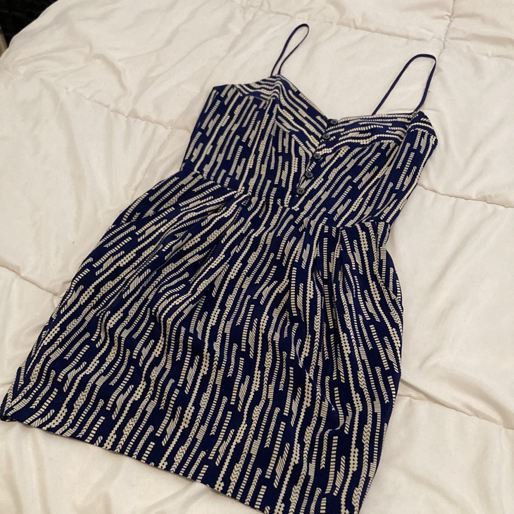 New!! Super Rare!! Myne 100% Silk Mini Dress Size 2 - Picture 2 of 12